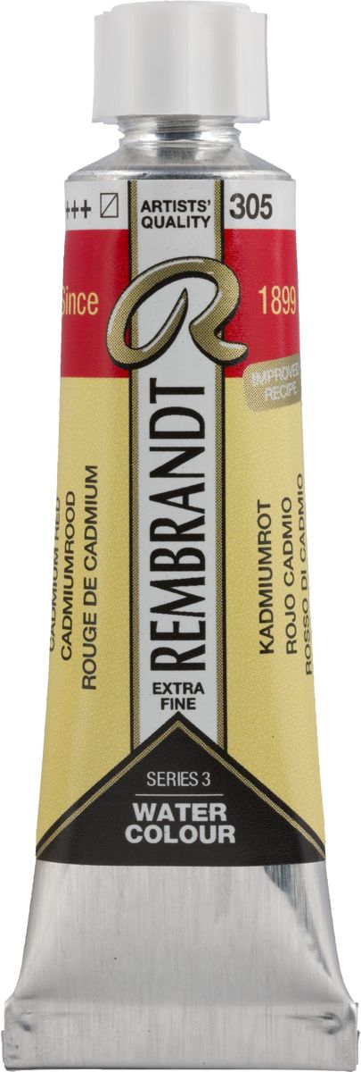 Rembrandt Water Colour Tube 10ml | Cadmium Red Deep (306)